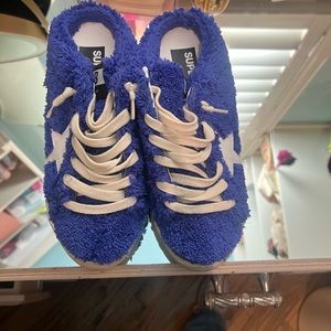 Golden Goose Super star fuzzy shoes